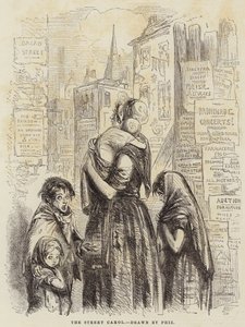 El Villancico de la Calle de Hablot Knight Browne